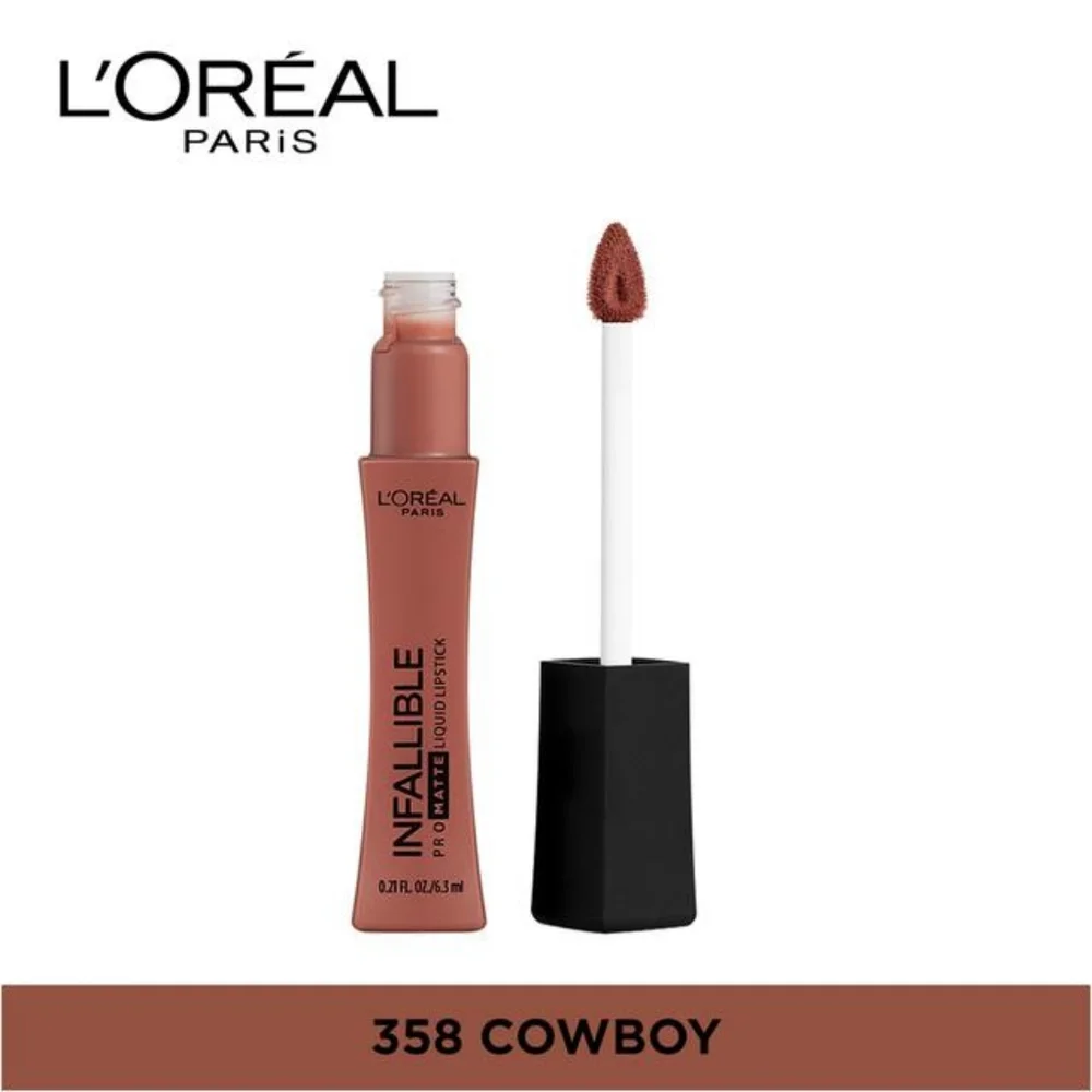 5 x L'Oreal Paris Infallible Pro-Matte Liquid Lipstick 358 Cowboy
